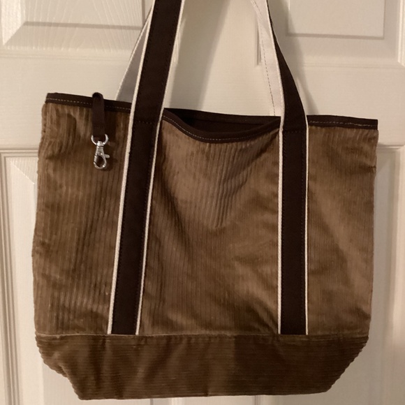 Lands End corduroy shoulder bag - Picture 2 of 2